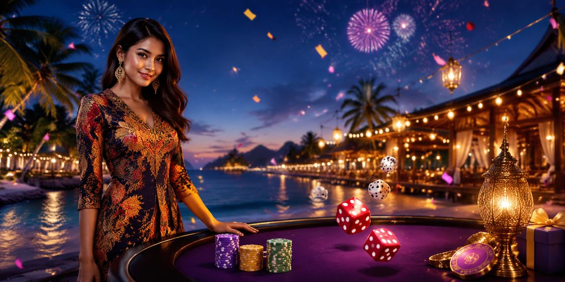 Permainan dadu gaya batik Langkawi